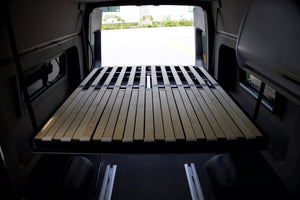 Camper Van Expandable Elevator Bed