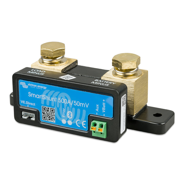 Victron Energy SmartShunt (500 amp) - Advanced Bluetooth Battery Monitor