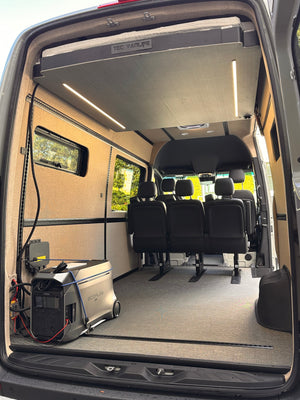 Camper Van Expandable Elevator Bed