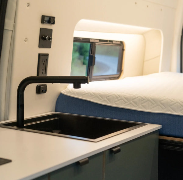 Space-Saving Camper Van/Truck RV Sink
