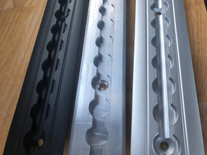 Tec Vanlife Flanged L Track "BEEFY" - Anodized Matte Black